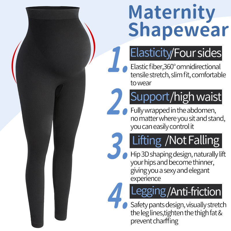 Maternity Leggings High Waist Belly Support for Pregnant Women