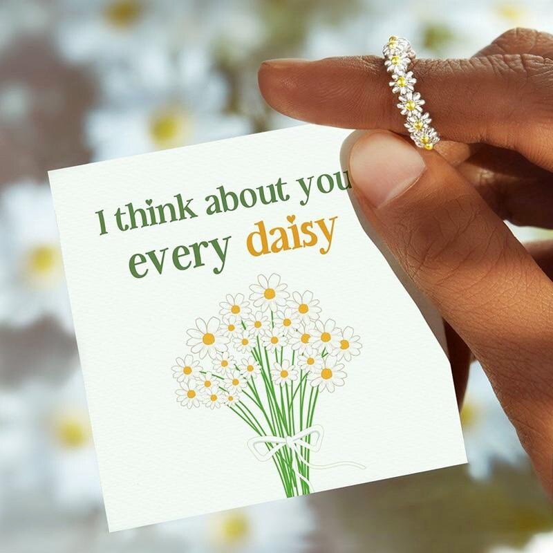 Little Daisy Chain Ring different sizes