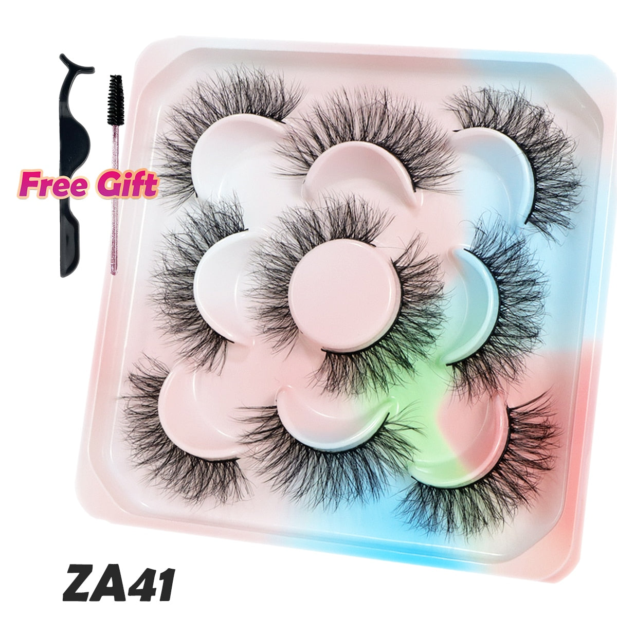 5 to 20 Pairs 3D Mink Lashes Natural Eyelashes