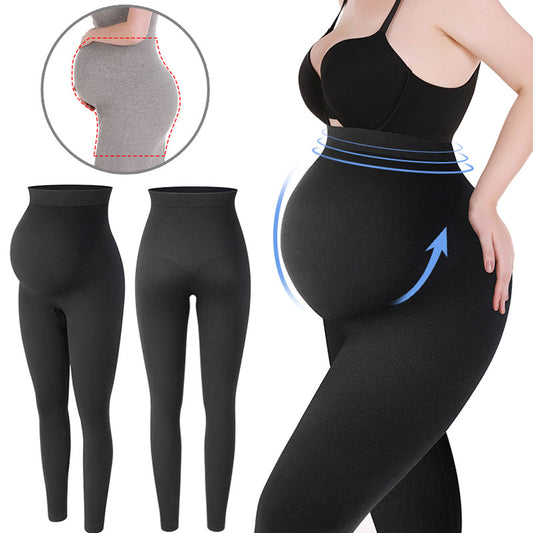 Leggings maternidade cintura alta suporte para mulheres grávidas