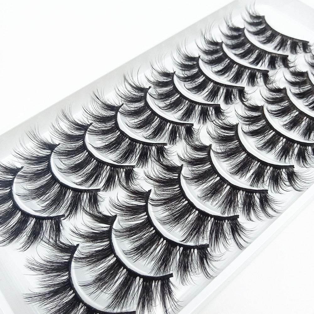 5 to 20 Pairs 3D Mink Lashes Natural Eyelashes