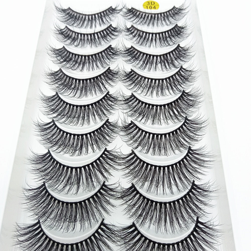 5 to 20 Pairs 3D Mink Lashes Natural Eyelashes