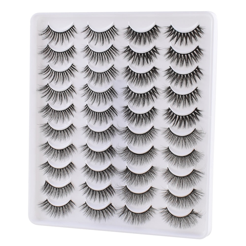 5 to 20 Pairs 3D Mink Lashes Natural Eyelashes