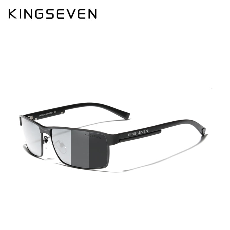 KINGSEVEN Moda Fotocromática Óculos de Sol Masculino Feminino Camaleão Polarizado Piloto Óculos de Sol Anti-reflexo Óculos de Condução UV400