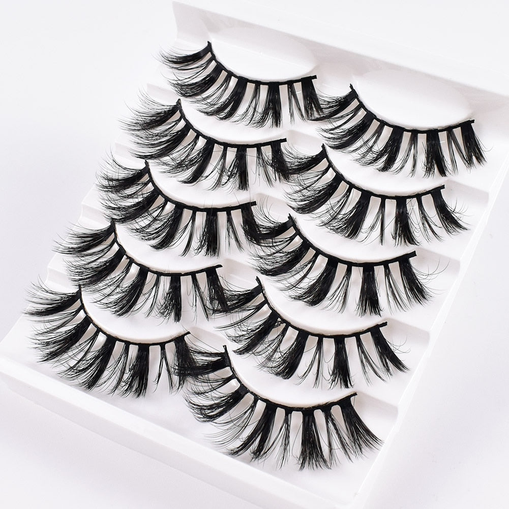 5 to 20 Pairs 3D Mink Lashes Natural Eyelashes