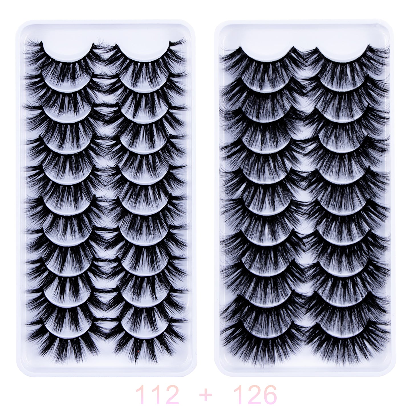 5 to 20 Pairs 3D Mink Lashes Natural Eyelashes