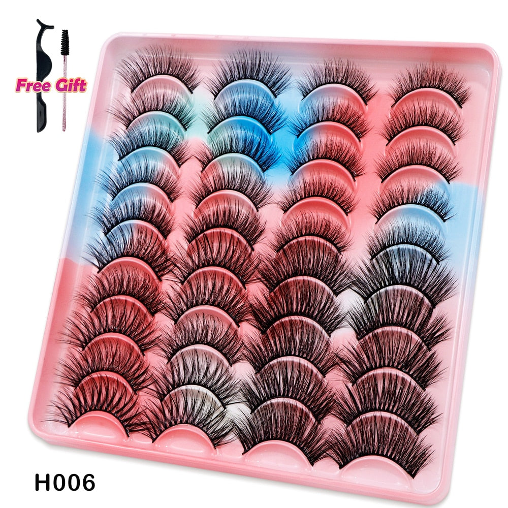 5 to 20 Pairs 3D Mink Lashes Natural Eyelashes