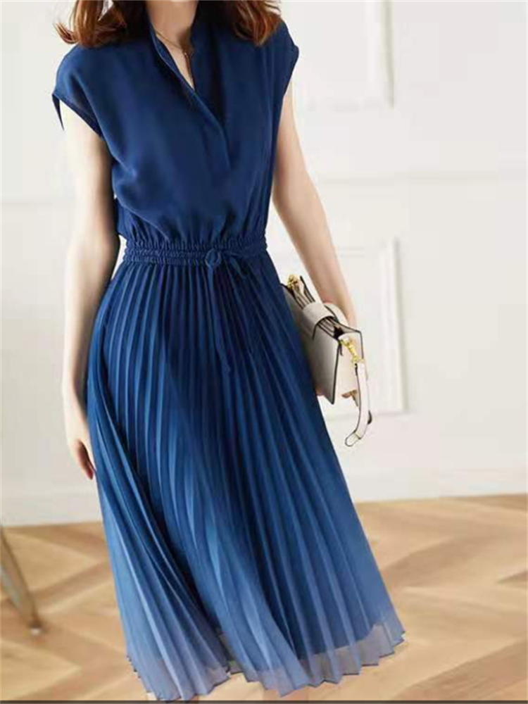 Elegant Summer's Dress 2022 Shirt Dress Long Evening