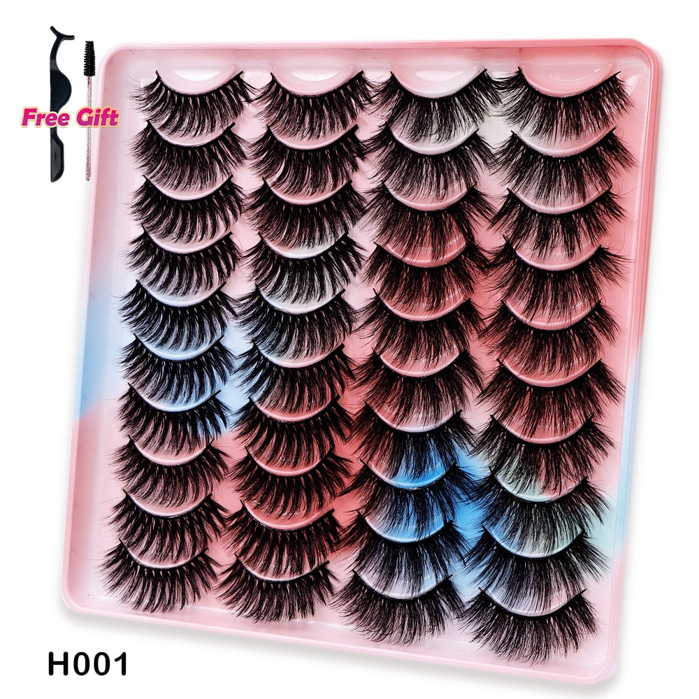 5 to 20 Pairs 3D Mink Lashes Natural Eyelashes