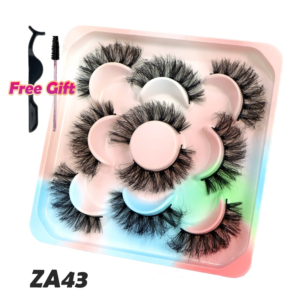 5 to 20 Pairs 3D Mink Lashes Natural Eyelashes