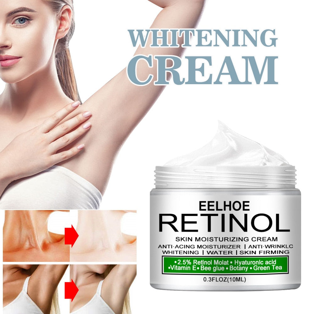 Creme Branqueador Corporal Axilas Joelho Nádegas Alvejante Privado Remove Melanina Pigmentação Melhora Maçante Nutrir Clarear Cuidados com a Pele