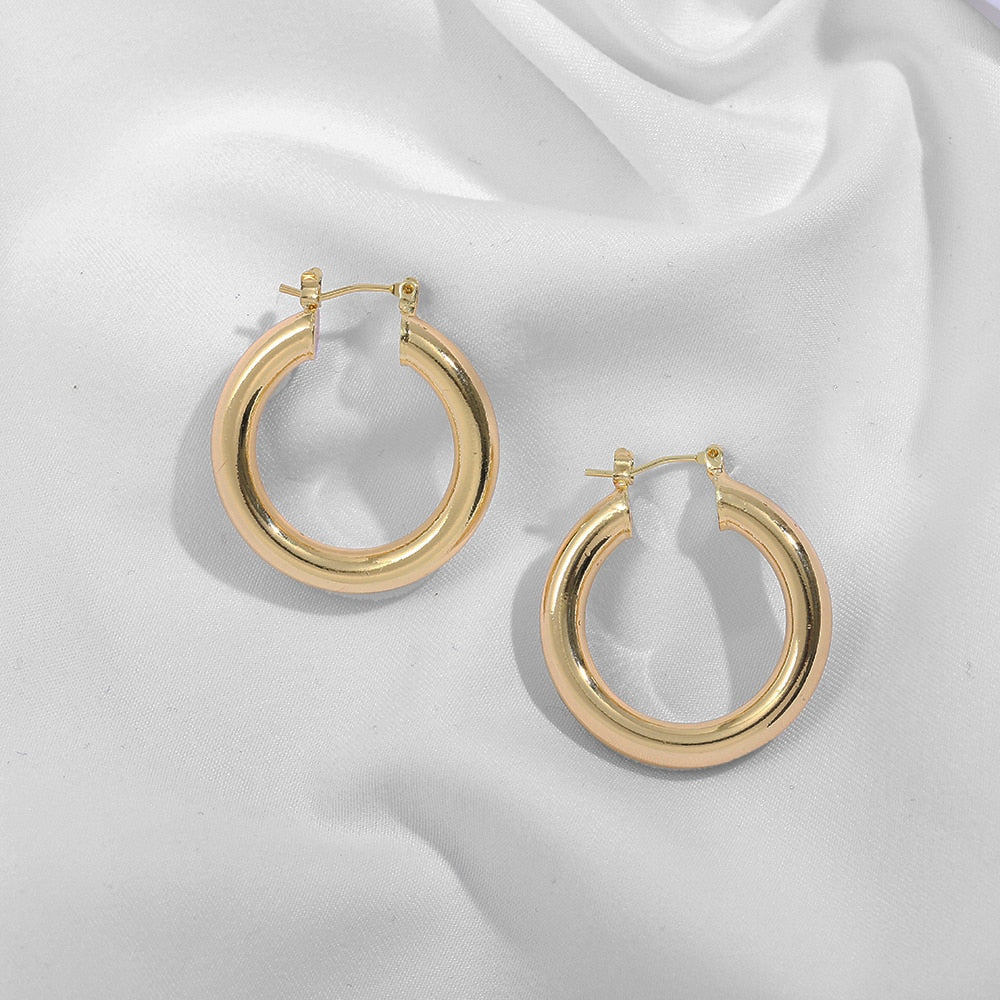 Stainless Steel Ring in different styles Hoop Earrings Small Simple Round Circle Huggies