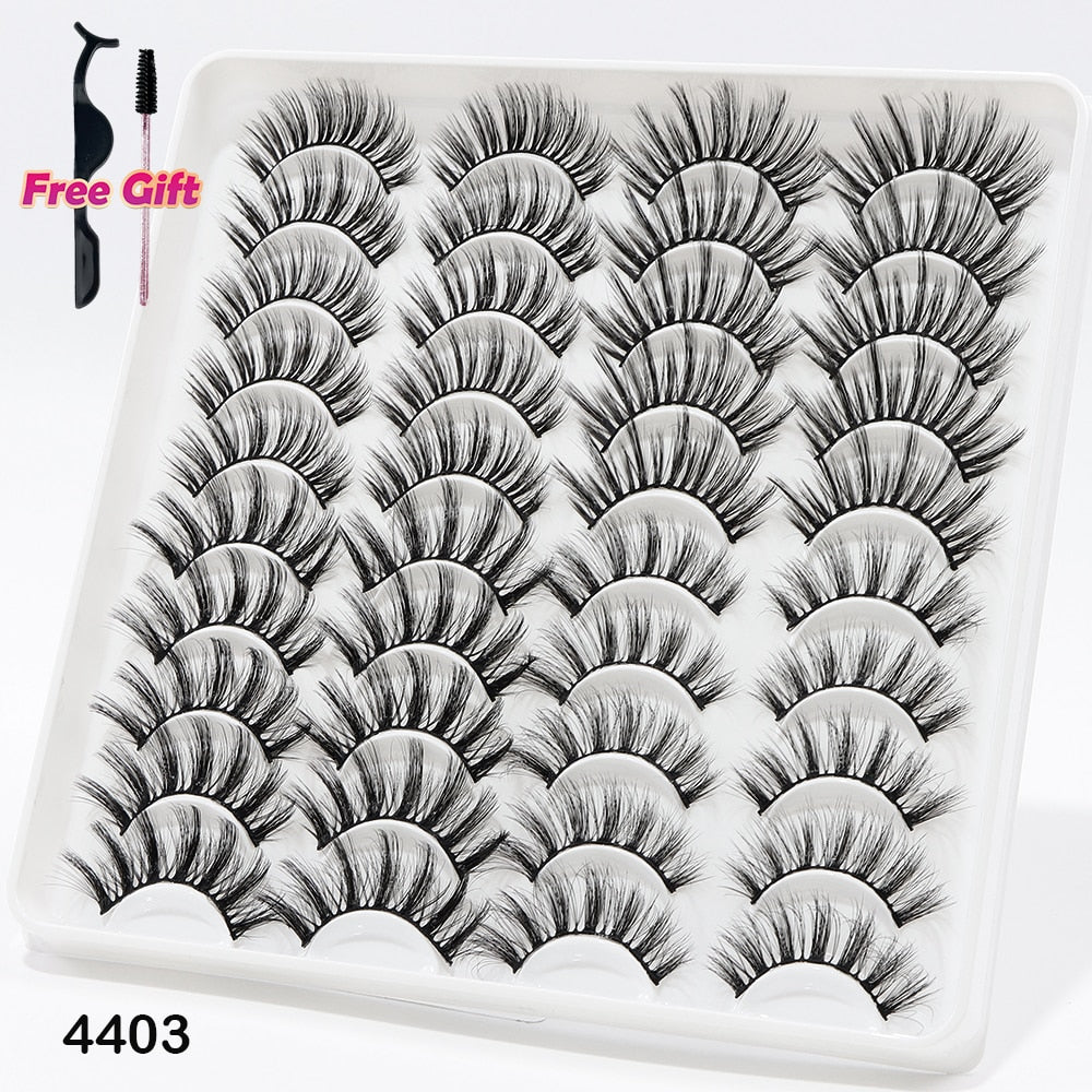 5 to 20 Pairs 3D Mink Lashes Natural Eyelashes