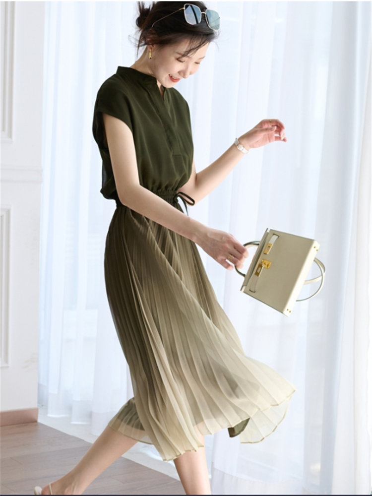 Elegant Summer's Dress 2022 Shirt Dress Long Evening