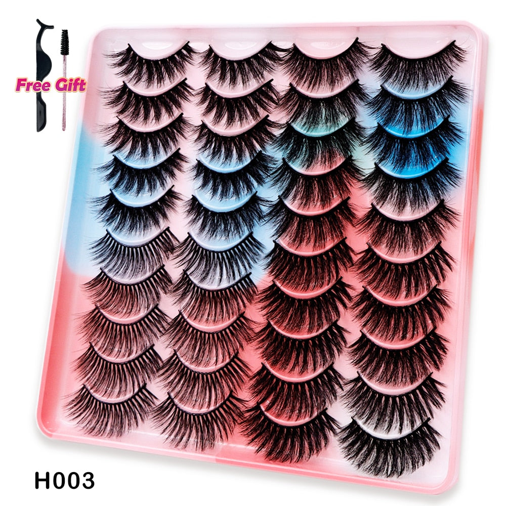 5 to 20 Pairs 3D Mink Lashes Natural Eyelashes