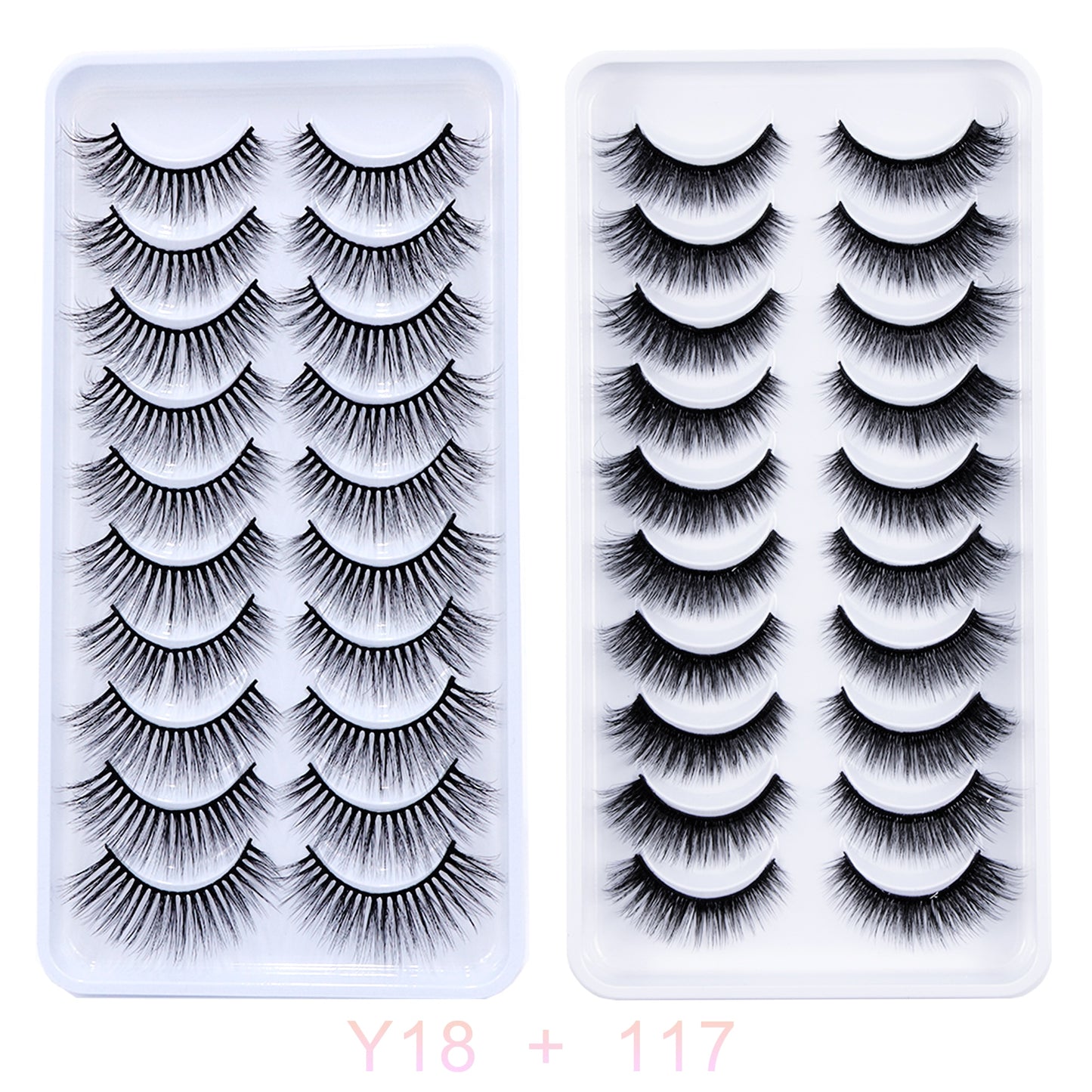 5 to 20 Pairs 3D Mink Lashes Natural Eyelashes