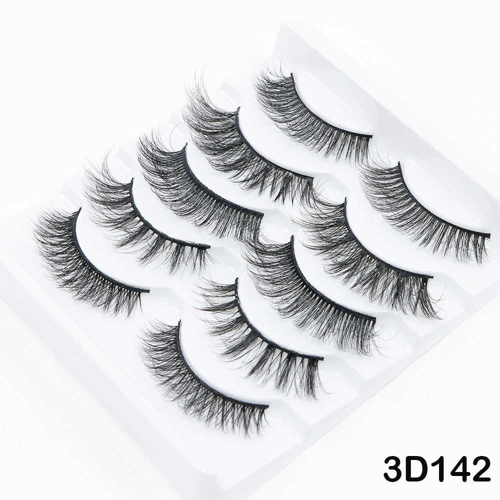 5 to 20 Pairs 3D Mink Lashes Natural Eyelashes