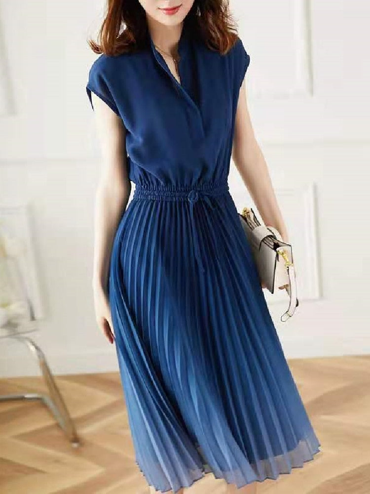 Elegant Summer's Dress 2022 Shirt Dress Long Evening