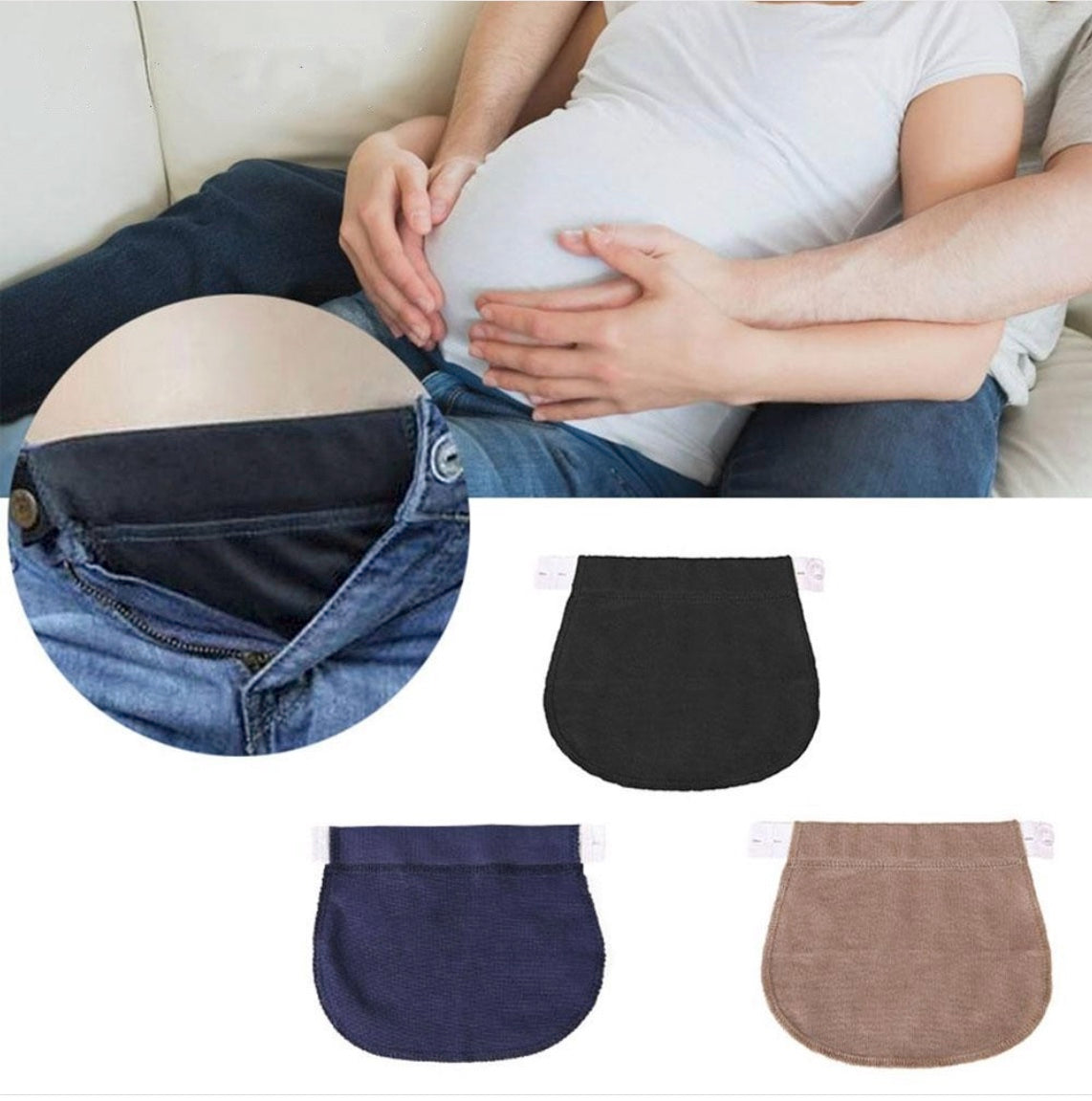 Maternity Pregnancy Waistband Belt Adjustable