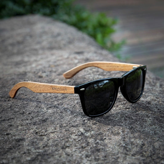 New Black Walnut Sunglasses Wood Polarized Sunglasses Glasses Handmade UV400 Protection Eyewear Retro Wooden Box